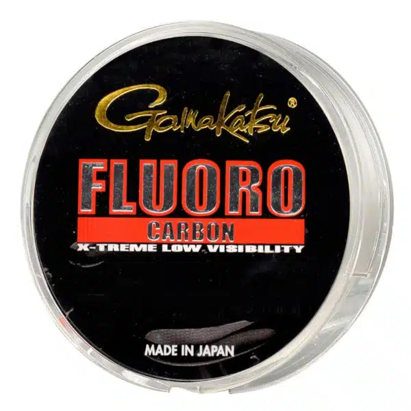 Gamakatsu Fluorocarbon G-Line Vorfachschnur 25m Spule – transparente Fluorocarbon Angelschnur für Raubfischangeln