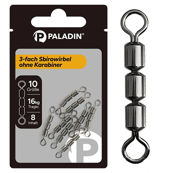 Paladin Sbirolinowirbel ohne Karabiner 3-fach