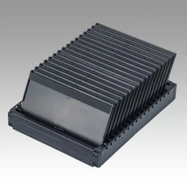 Meiho-Flap-Board Detailansicht Schaumstoff-Inlay Meiho Flap Board zur sicheren Spoon-Aufbewahrung