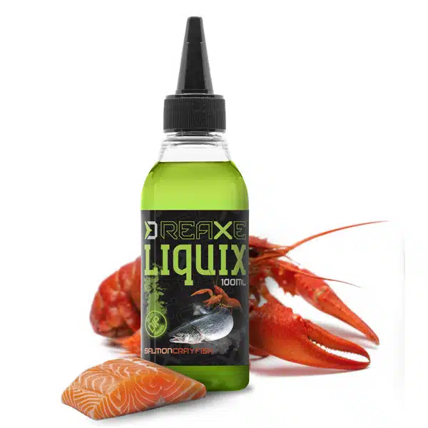 Fluo dip D SNAX LiquiX / Lachs – Krebs, Dip zum Karpfenangeln mit Smoke-Effekt