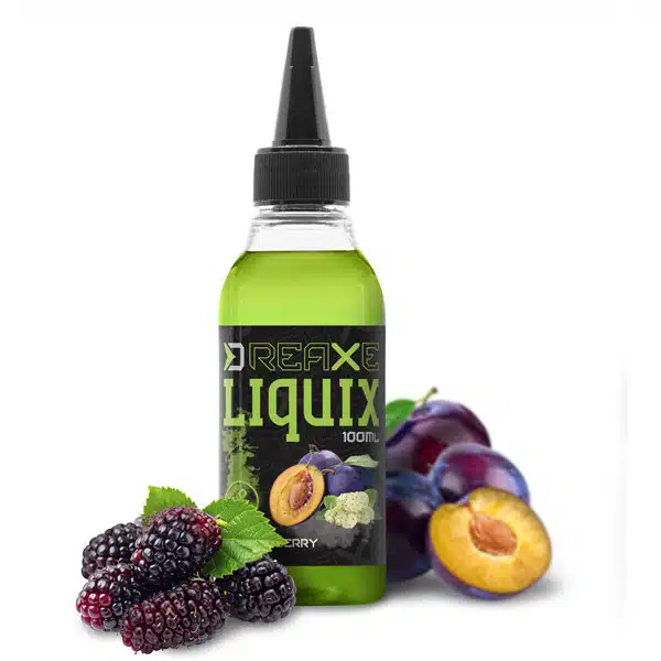 Fluo dip D SNAX LiquiX / Pflaume – Maulbeere, Dip zum Karpfenangeln mit Smoke-Effekt